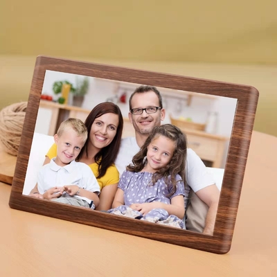 10.1 дюймовый смарт-вифай цифровой фотокадр HD IPS LCD 1280x800 разрешение 16 ГБ Хранение музыки Пластиковый облак Обмен через приложение Frameo
