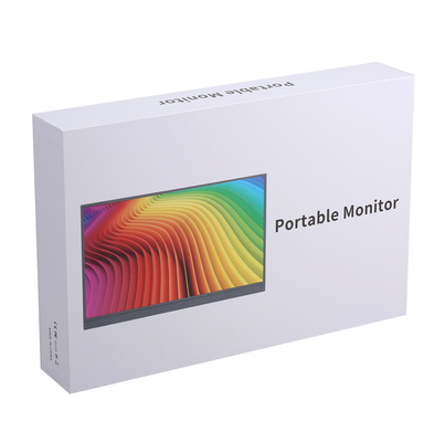 Портативный монитор для ноутбука 13,3 дюйма, FHD 1080P USB C Travel Monitor Внешний для компьютера, второй экран с подставкой