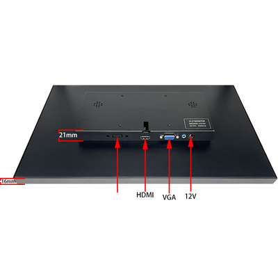 15.6-дюймовый HDMI LCD портативный монитор HD разрешение 1920 * 1080 точек для промышленного контроля безопасности наблюдения