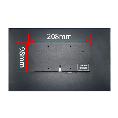 15.6-дюймовый HDMI LCD портативный монитор HD разрешение 1920 * 1080 точек для промышленного контроля безопасности наблюдения