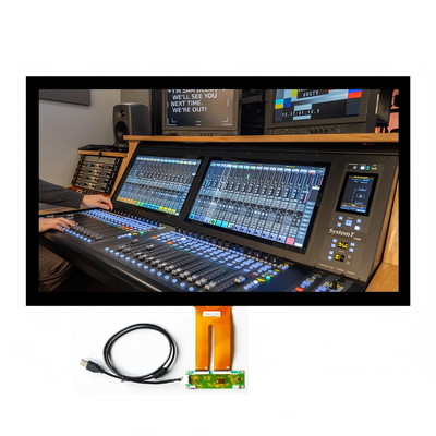 21.5-дюймовый промышленный TFT LCD с высокой яркостью 1000 нит, FHD 1080p, широкий температурный диапазон, USB, сенсорный экран, сертификация RoHS SFHD2150A01PT-H20%2