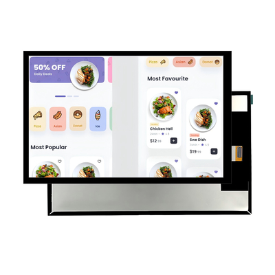 Промышленный 10.1" TFT дисплей 800x1280 LVDS с PCAP тачскрином (SFTO1010YX-7239BCT) - IPS, широкий температурный диапазон, RoHS/REACH