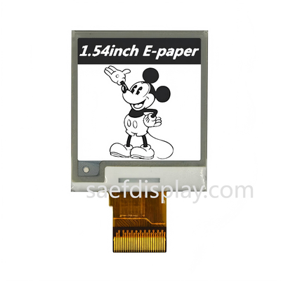 1.54" E-ink Дисплей | 200×200 Ч/Б | SPI Интерфейс | Сверхнизкое Энергопотребление | Промышленный Диапазон Температур.