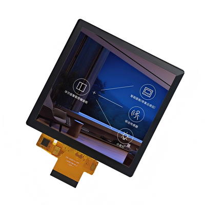 4 дюймовый квадратный промышленный TFT LCD (720x720) с PCAP Touch, -20°C~70°C Операция, RGB интерфейс.