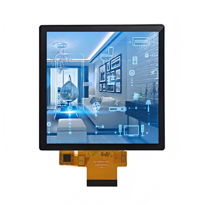 4 дюймовый квадратный промышленный TFT LCD (720x720) с PCAP Touch, -20°C~70°C Операция, RGB интерфейс.