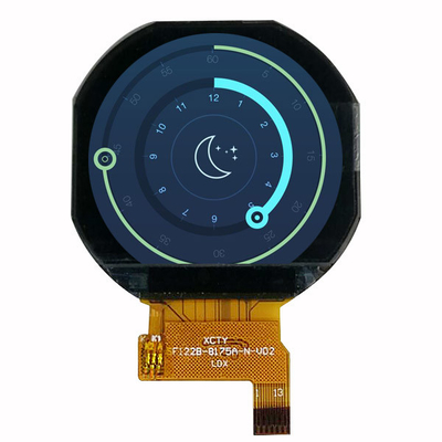 Небольшой круговой дисплей LCD, круглый интерфейс Spi MCU модуля LCD 1,22 дюйма