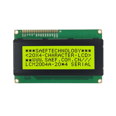 SFBM2004HX-A-Y 20x4 Модуль ЖК-дисплея 3V STN Желтый/зеленый SPLC780D Совместимая регулировка контраста VO Pin Easy Tuning