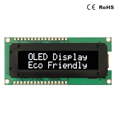 Цвет модуля дисплея характера 16x2 OLED голубой зеленый белый красный