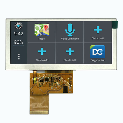 тип экран Адвокатуры 800x320 TFT LCD 4,6 дюйма с касанием PCAP емкостным