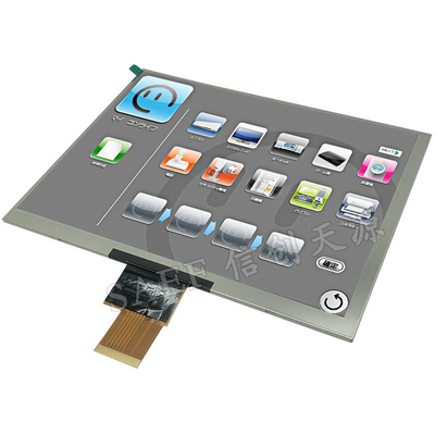 LVDS интерфейс 8 дюймовый IPS TFT LCD модуль 1024x768 разрешение полный угол просмотра