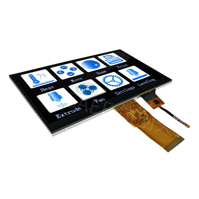 7 интерфейс RGB угла наблюдения модуля 1024x600 IPS экрана касания дюйма TFT LCD полный
