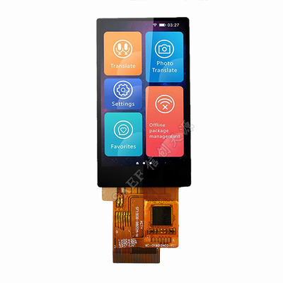 1.9" IPS CTP TFT LCD дисплей с интерфейсом SPI/RGB, 350cd/M2 1,9" TFT для встроенных систем и потребительских продуктов