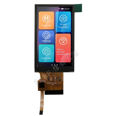 Дисплей 3" экрана касания PCAP TFT Pin интерфейса 40 240x400 MCU 8bits 16bits