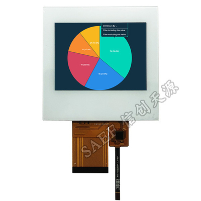 QVGA 3,5" Pin экрана касания HX8238 RGB ландшафта дисплея 320x240 PCAP TFT 54