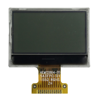 FSTN положительный COG 3.3V SPI графического дисплея 128x64 LCD взаимодействует с белизной освещают контржурным светом