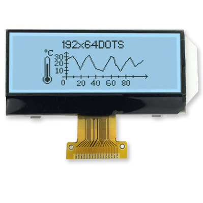 COG 192x64 Monochrome графический LCD показывает интерфейс FSTN положительный UC1609C 3.3V SPI
