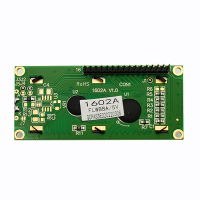 Характер LCD 16x2 5V интерфейса MPU изготовленный на заказ с контактным разъемом заголовка