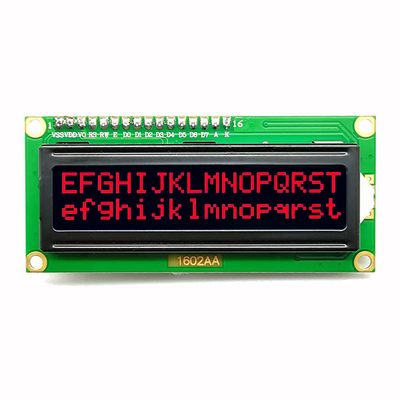 Дисплей 1602 LCD характера УДАРА 16x2 с белым красным оранжевым характером
