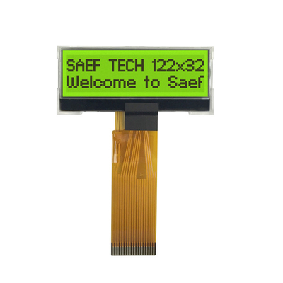 позитв дисплея 122x32 STN LCD интерфейса 3V MCU Monochrome графический
