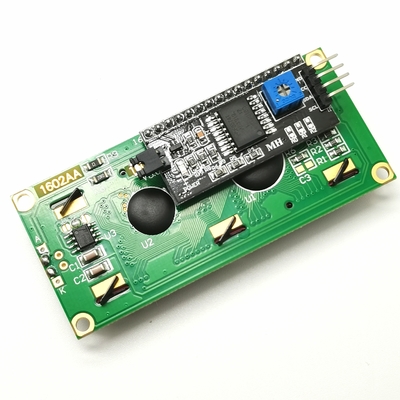 Характер LCD интерфейса 16x2 I2C показывает голубой номер схемы 5V 4