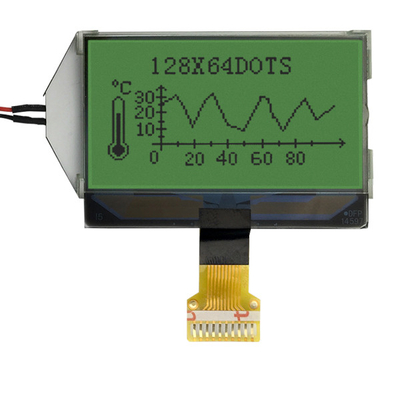 10 модуль LCD COG LCD 128x64 штырей графический с зеленым СИД освещает контржурным светом