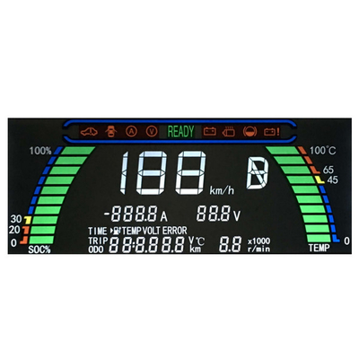 Дисплей TN отрицательный Transmissive LCD с ультра широким ODM OEM рабочей температуры