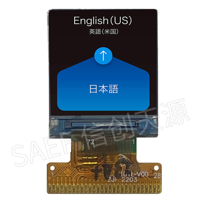 Качество 0,85 дюйма IPS TFT LCD, квадратный тип TFT LCD дисплей с интерфейсом MCU