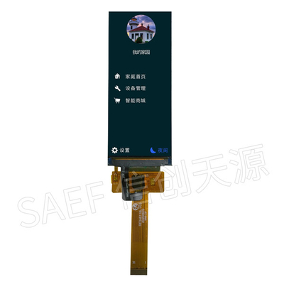 Дисплей 3,51" интерфейса TFT LCD MIPI дюйм 340x800 IPS ST7701S