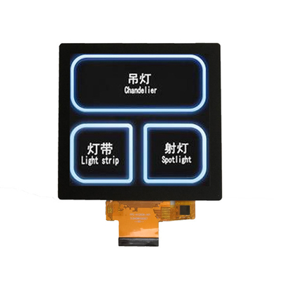 Квадратный 4-дюймовый 480x480 промышленный TFT дисплей 40 штифтов для домашней автоматизации, 4-дюймовый квадратный ЖК-дисплей с PCAP Touch