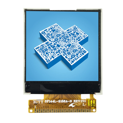Квадратный малый ЖК-дисплей, TFT LCD 1,44 дюйма 128x128 с интерфейсом MUC 8 бит
