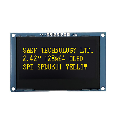128x64 ставит точки модуль 2,4" 2,42" дисплея OLED сертификат ISO9001 ISO14000