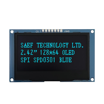 128x64 ставит точки модуль 2,4" 2,42" дисплея OLED сертификат ISO9001 ISO14000