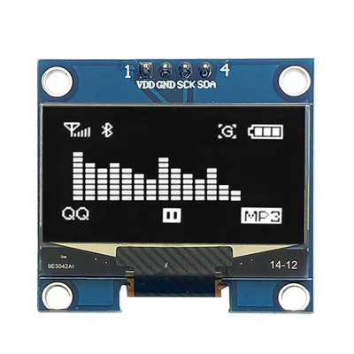 Пассивный дюйм I2C OLED матрицы 1,3 показывает штыри PCB 4 COG 128x64