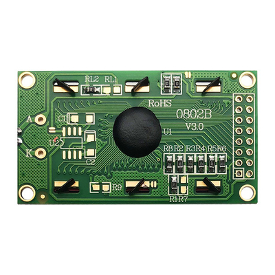 Модуль LCD характера VATN 8x2 показывает точки 5×8 с дисплеем курсора цифробуквенным