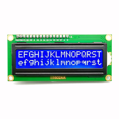 Характер LCD интерфейса 16x2 I2C показывает голубой номер схемы 5V 4