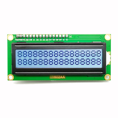 Характер LCD интерфейса 16x2 I2C показывает голубой номер схемы 5V 4