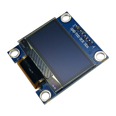 0.96 дюймовый OLED-дисплей с 4-прикосной I2C-контрольной платой PCB Бело-синий/желто-синий