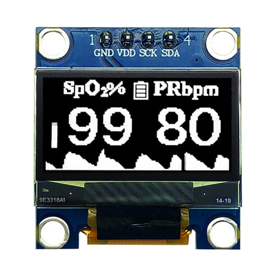 128x64 0,96 дюймовый OLED дисплей I2C интерфейс компактный размер 50