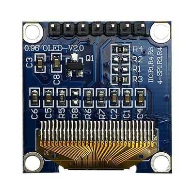 7 штифтов 0,96 дюймовый OLED дисплейный модуль SPI 3V White PMOLED с SSD1306 Driver IC