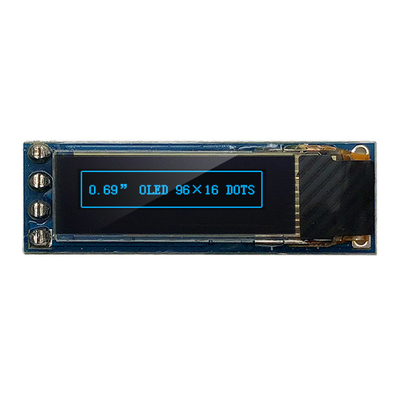 4 дюйм I2C IIC SSD1306 3V 5V модуля 0,69 дисплея штырей 96x16 OLED совместимое