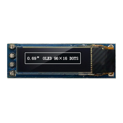 4 дюйм I2C IIC SSD1306 3V 5V модуля 0,69 дисплея штырей 96x16 OLED совместимое