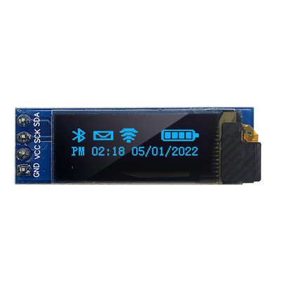модуль дисплея 3V 5V 128x32 OLED штыри 0,91 дюймов 4 с SSD1306 водителем IC