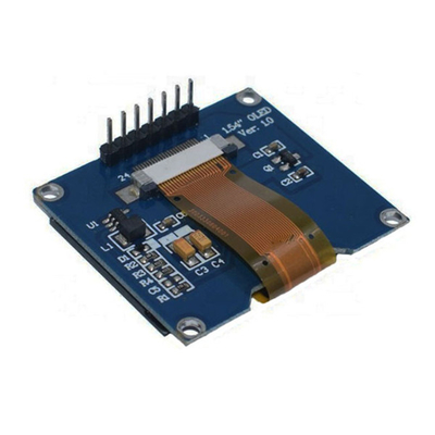 1.54 дюймовый OLED дисплейный модуль 128x64 SPI Интерфейс Белый / Синий шрифт