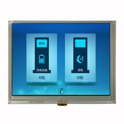 40 дисплей дюйма TFT LCD RGB цвета 5,6 Pin с сопротивляющейся сенсорной панелью